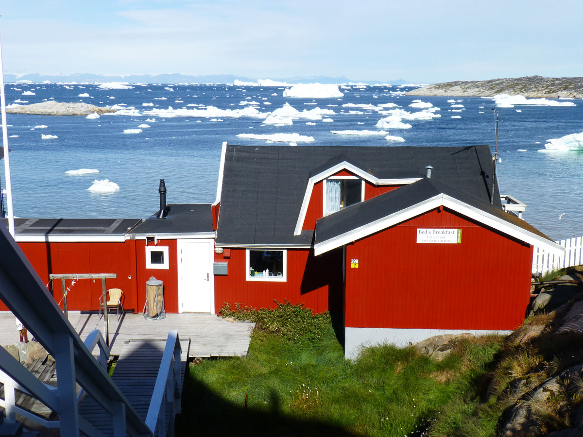 Det røde hus ved Diskobugten